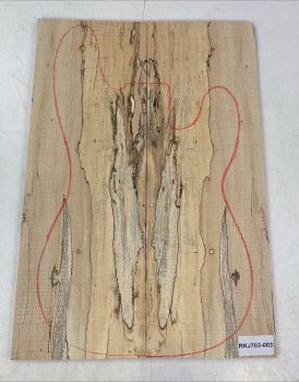 Top Rosskastanie Jap. Spalted 2-tlg. Einzelstück #003